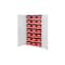Schrank,m. Kästen,HxBxT 1950x1130x590mm,21 Kästen PE,Zyl.-Schl.,Sockel