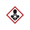 Gefahrensymbol, gesundheitsschädlich, Aufkleber, Folie, HxB 50x50mm