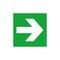 Fluchtwegschild,Pfeil,Pfeil rechts/links,Wandschild,Alu,langnachleuchtend