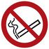 Verbotsschild,Rauchen verboten,Aufkleber,Folie,langnachleuchtend,Ø 200mm