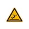 Warnschild, Warnung v. Rutschgefahr, Aufkleber, Folie, HxB 200x200mm
