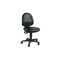 Arbeitsdrehstuhl, Sitz Kunstleder schwarz, Sitz HxBxT 420-550x460x440mm