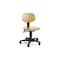 Arbeitsdrehstuhl, Standardsitz natur, Buche, Sitz HxBxT 420-550x440x380mm