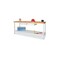 Werkbank, RAL7035, HxBxT 900x2000x700mm, Multiplexplatte, 4-Fuß