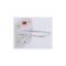 Rundhalter, f. Lochplatte, LxB 65x25mm, alufarben