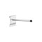 Universalhalter, f. Schlitzplatte, rund, L 200mm, Ø 12mm, alufarben