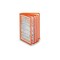 Wand-Sichttafelsystem,DIN A4,hoch,5 Tafeln,orange,Wandhalter magnetisch