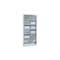 Auftragsplaner, 10 Fächer, HxB 1282x554mm, Ablage(n) Kunststoff, grau