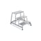 Montagetreppe, Podest H 600mm, 3 Stufe(n), Alu
