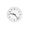 Wanduhr,Funk,arabische Zahlen,Ziffernblatt weiß,Ø 400mm,Gehäuse RAL9002