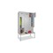 Z-Garderobenschrank, lichtgrau, HxBxT 2150x1200x800mm, Abt. B 400mm