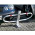 Flexibler Parkbügel, HxB 600x1000mm, Stahl, alu/rot, neig-/abschließbar