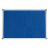 Pinntafel, HxB 1000x1500mm, Tafel Textil, blau, pinnbar, Rahmen Alu