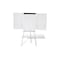 Flipchart, H 1100-1860mm, Tafel HxB 970x660mm, magnethaftend