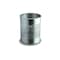 Papierkorb, 15l, HxØ 315x260mm, Korpus Stahl silber, gelocht
