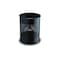 Papierkorb, 15l, HxØ 315x260mm, Korpus Stahl schwarz, gelocht