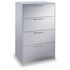 Hängeregistraturschrank,HxBxT 1310x800x435mm,4 HR-Auszüge,zweibahnig