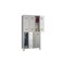 Doppelstöckiger Abteilschrank, RAL7035, HxBxT 1850x900x500mm, 3x2 Abt.