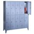 Abteilschrank,RAL7035,HxBxT 1850x1480x500mm,5x2 Abt.,Abt. B 300mm