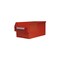 Sichtlagerkasten, HxBxT 250x300x500/450mm, PE, rot