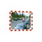 Verkehrsspiegel,HxB 600x800mm,max. Sichtweite 12m,Spiegel Sicherheitsglas