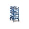 Etagenwagen, Tragl. 200kg, 3 Etage(n), Ladefl. LxB 410x610mm, Stahlplatte