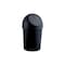 Abfallbehälter, 6l, HxØ 375x214mm, Korpus PP schwarz, Deckel PP schwarz