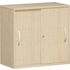 Schiebetürenschrank,HxBxT 720x800x425mm,1xHolzboden,2 OH,Korpus Ahorn