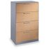 Hängeregistraturschrank,HxBxT 1300x800x435mm,4 HR-Auszüge,zweibahnig