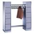 Schließfach-Garderobe,HxBxT 1800x1800x500mm,Korpus RAL7035,Front RAL5012