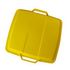 Auflagedeckel, PP, f. Mehrzweckbehälter Inhalt 90l, BxT 490x490mm, gelb