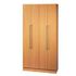 Büro-Falttürenschrank,HxBxT 2004x1000x420mm,4xHolzboden,5 OH,Korpus Buche