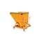 Kippmulde, HxLxB 1275x1345x1200mm, 0, 7m³, Tragl. 1000kg, RAL2000, Rollen