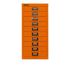 Schubladenschrank, HxBxT 590x279x380mm, 10 Schublade(n), Korpus orange