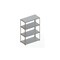 Weitspannregal, Grundfeld, HxBxT 2470x1704x800mm, Fachl. 500kg