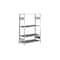 Lagerregal, Grundfeld, HxBxT 1850x1056x336mm, Fachl. 80kg, 4xFachboden