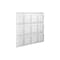 Wandprospekthalter,HxBxT 978x1136x54mm,f. 12xDIN A4,Ablage(n) transparent