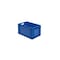 Euronorm-Stapelbehälter,HxLxB 320x600x400mm,61l,PP,blau,Wände geschlossen