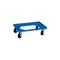 Kastenroller, Tragl. 250kg, Ladefl. LxB 600x400mm, Plattform offen, blau