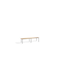 Sitzbank, LxT 2000x460mm, Holzleisten, Gestell grau, stapelbar