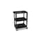 Kunststoff-Etagenwagen, Tragl. 150kg, 3 Etage(n), Ladefl. LxB 610x460mm