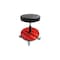 Werkstatt-Hocker, Sitz H 420-545mm, Sitz schwarz, m. Ablagekästen