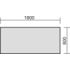 Höhenverstellbarer Schreibtisch,HxBxT 680-820x1800x800mm,Platte graphit