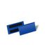 Etikettentasche, HxB 53x113mm, Rückseite magnetisch, PP, blau