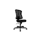 Bürodrehstuhl, Synchronmech., Sitz Polyester schwarz, Sitz Stoff schwarz