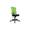 Bürodrehstuhl, Synchronmech., Sitz Polyester schwarz, Sitz Stoff schwarz