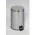 Edelstahl-Tretabfallbehälter,5l,HxØ 285x205mm,Innenbehälter Kunststoff