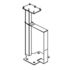 CPU-Halter, f. Schreibtisch, HxBxT 555x515x275mm, Stahl pulverbesch.