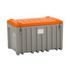 Aufbewahrungsbox, HxBxT 750x1200x790mm, 400l, PE, grau/orange