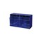 Klappkastenmagazin, HxBxT 355x600x311mm, 2 Kästen, Gehäuse blau
